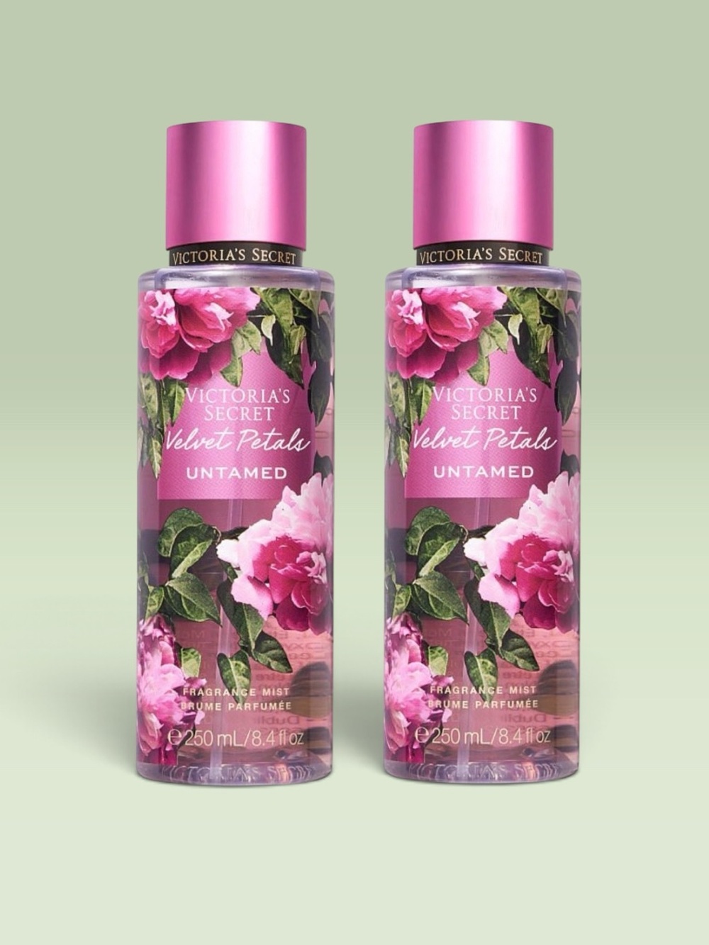 Victoria's Secret VELVET PETALS UNTAMED Fragrance Mist ~ 8.4 fl.oz. ( Lot of 2 )